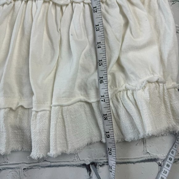 Free People We the Free ivory color peasant style balloon sleeve blouse top XS - Picture 12 of 12